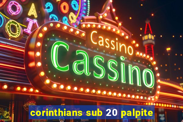 corinthians sub 20 palpite